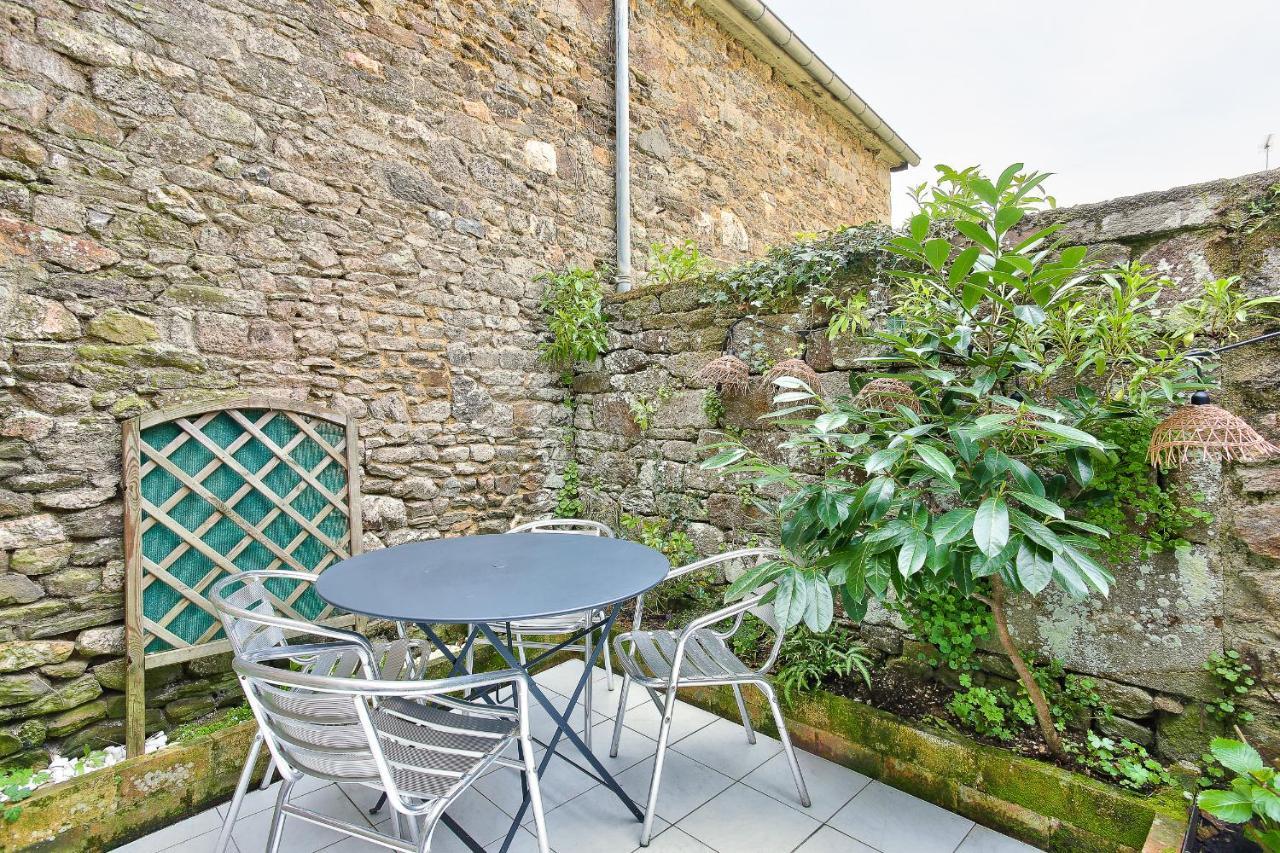 600M Plage Saint-Suliac- Maison Bretonne Pour 4 Exteriör bild