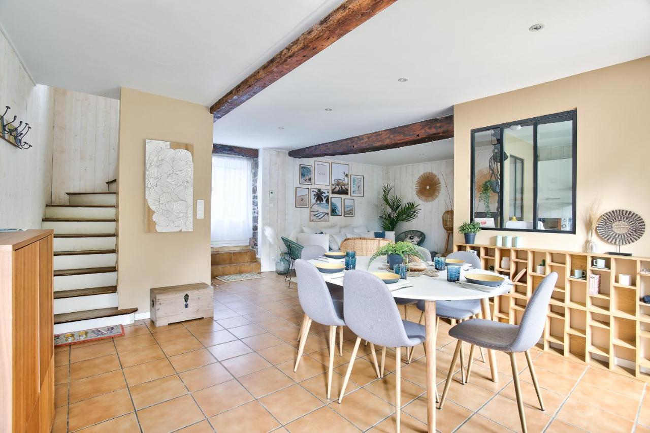600M Plage Saint-Suliac- Maison Bretonne Pour 4 Exteriör bild